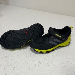 Adidas Terrex Black and Neon Yellow Athletic Shoes